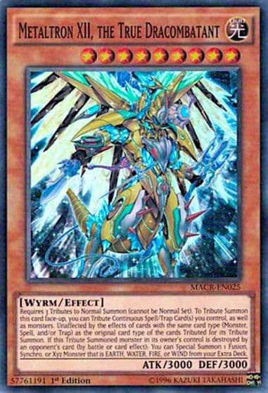 Metaltron XII the True Dracombatant Maximum Crisis Yu-Gi-Oh! card