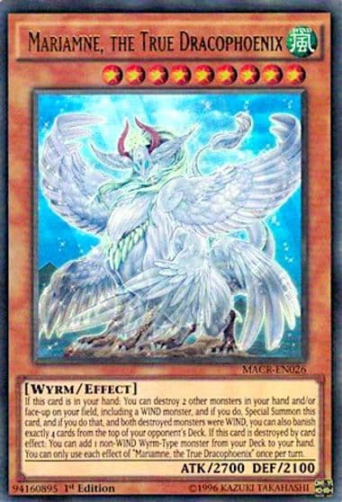 Mariamne the True Dracophoenix Maximum Crisis Yu-Gi-Oh! card