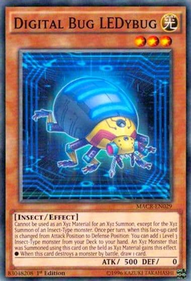 Digital Bug LEDybug Maximum Crisis Yu-Gi-Oh! card