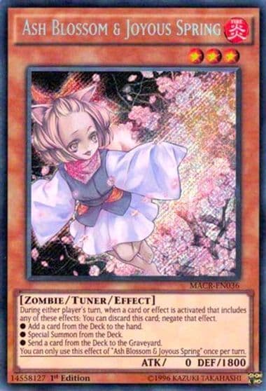 Ash Blossom and Joyous Spring Maximum Crisis Yu-Gi-Oh! card