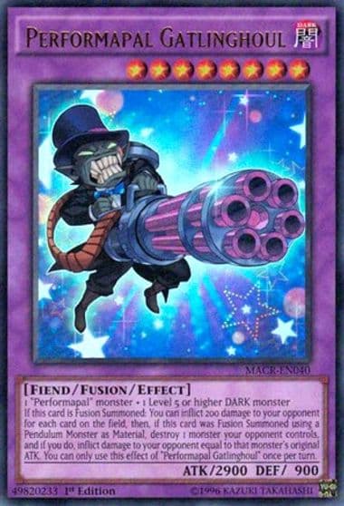 Performapal Gatlinghoul Maximum Crisis Yu-Gi-Oh! card