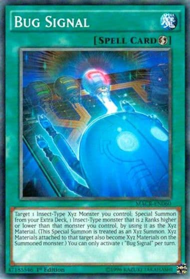 Bug Signal Maximum Crisis Yu-Gi-Oh! card
