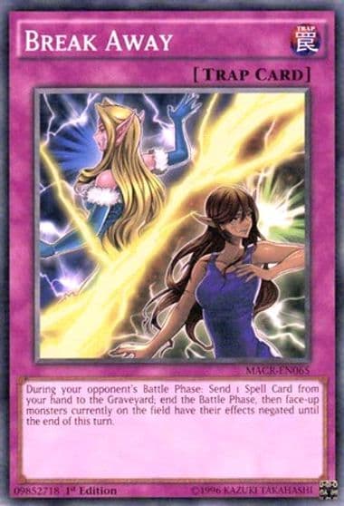 Break Away Maximum Crisis Yu-Gi-Oh! card