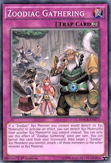Zoodiac Gathering Maximum Crisis Yu-Gi-Oh! card