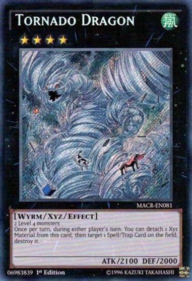 Tornado Dragon Maximum Crisis Yu-Gi-Oh! card