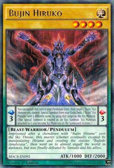 Bujin Hiruko Maximum Crisis Yu-Gi-Oh! card