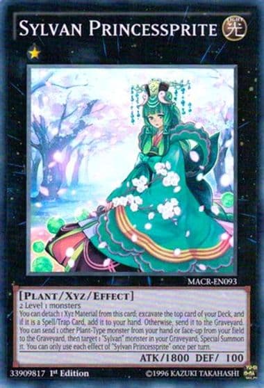 Sylvan Princessprite Maximum Crisis Yu-Gi-Oh! card