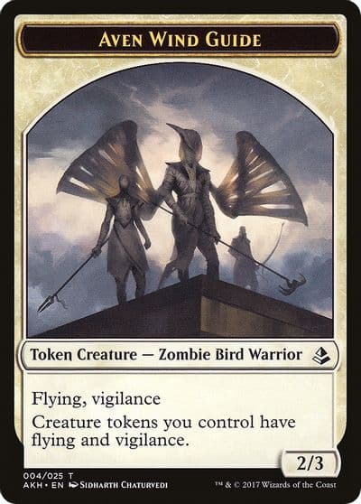 Aven Wind Guide Hippo Double Sided Token Amonkhet Magic card