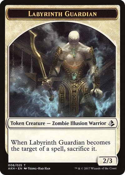 Labyrinth Guardian Insect Double Sided Token Amonkhet Magic card