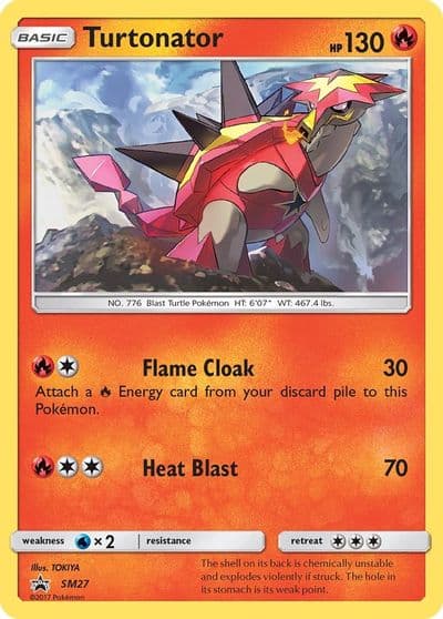 Turtonator - SM27 SM Promos Pokemon card