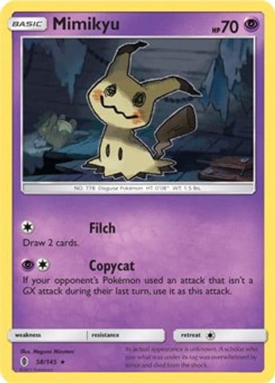 Mimikyu (SM Guardians Rising) Deck Exclusives Pokemon card