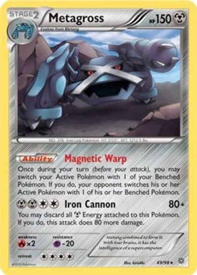 Metagross (XY Ancient Origins) Deck Exclusives Pokemon card