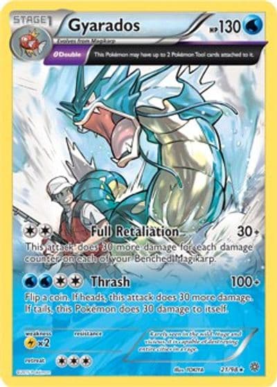 Gyarados 21/98 Deck Exclusives Pokemon card