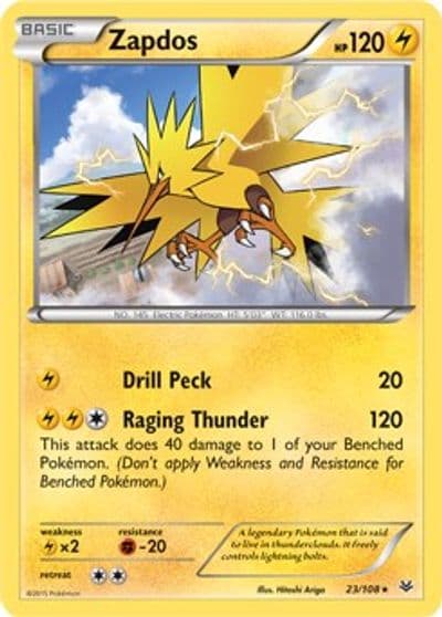 Zapdos (XY Roaring Skies) Deck Exclusives Pokemon card