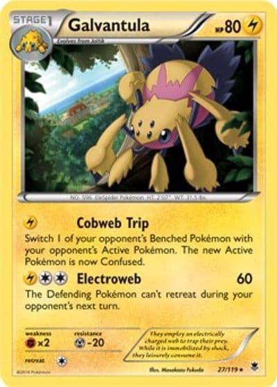 Galvantula (XY Phantom Forces) Deck Exclusives Pokemon card