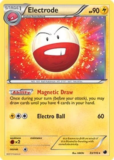 Electrode (BW Plasma Freeze) Deck Exclusives Pokemon card