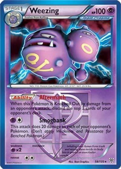 Weezing (BW Plasma Storm) Deck Exclusives Pokemon card