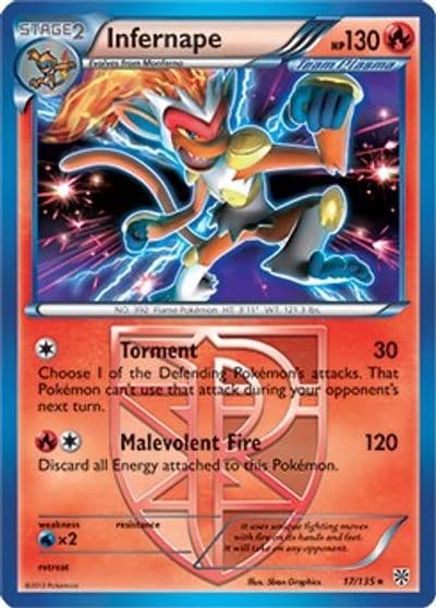 Infernape (BW Plasma Storm) Deck Exclusives Pokemon card