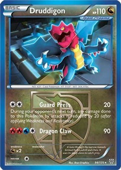 Druddigon (BW Plasma Storm) Deck Exclusives Pokemon card