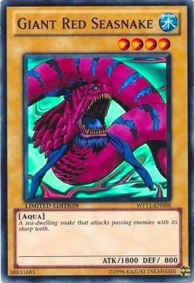 Giant Red Seasnake World Championship 2011 Card Pack Yu-Gi-Oh! card