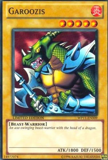 Garoozis World Championship 2011 Card Pack Yu-Gi-Oh! card