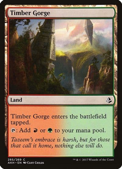 Timber Gorge Amonkhet Magic card