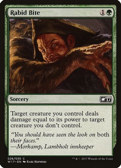 Rabid Bite Welcome Deck 2017 Magic card
