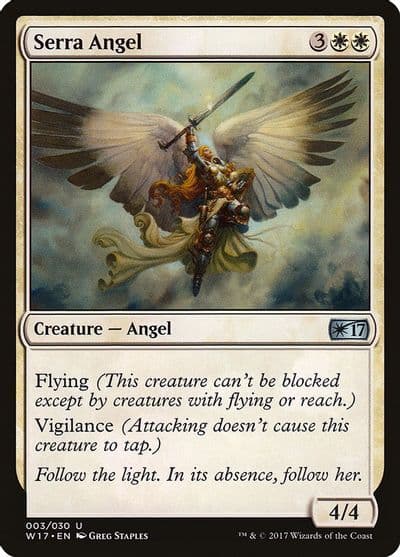 Serra Angel Welcome Deck 2017 Magic card