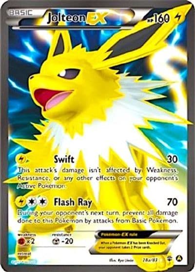 Jolteon EX - 28a/83 Alternate Art Promos Pokemon card