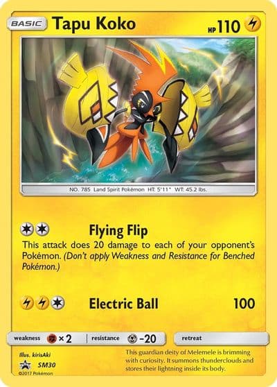 Tapu Koko - SM30 SM Promos Pokemon card