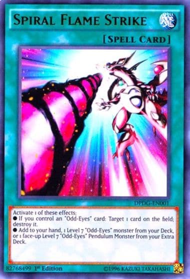 Spiral Flame Strike Duelist Pack: Dimensional Guardians Yu-Gi-Oh! card
