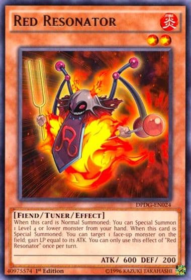 Red Resonator Duelist Pack: Dimensional Guardians Yu-Gi-Oh! card