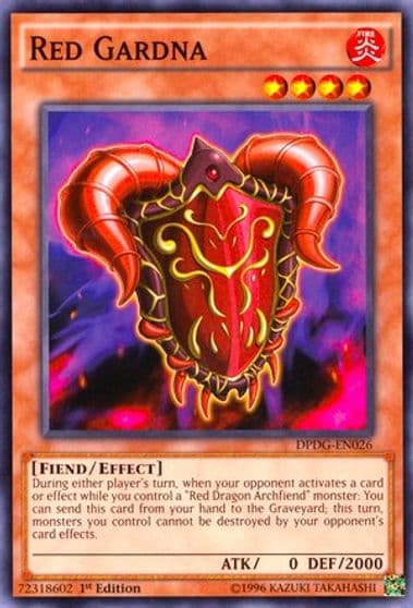 Red Gardna Duelist Pack: Dimensional Guardians Yu-Gi-Oh! card