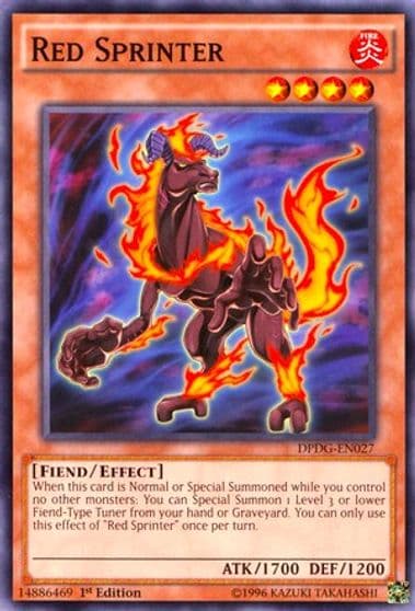 Red Sprinter Duelist Pack: Dimensional Guardians Yu-Gi-Oh! card