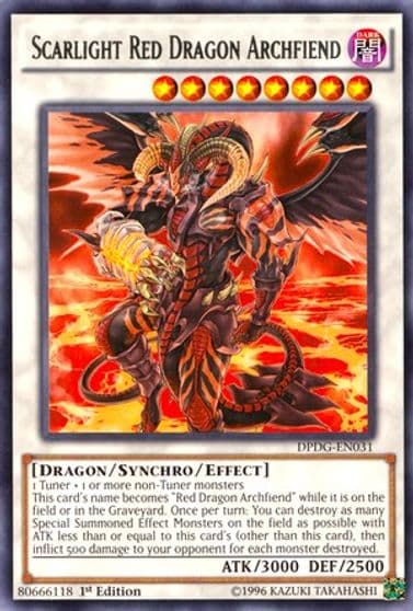 Scarlight Red Dragon Archfiend Duelist Pack: Dimensional Guardians Yu-Gi-Oh! card