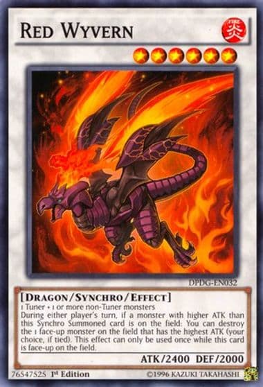 Red Wyvern Duelist Pack: Dimensional Guardians Yu-Gi-Oh! card