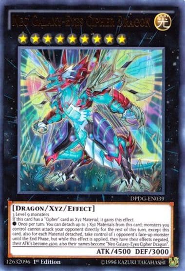 Neo Galaxy Eyes Cipher Dragon Duelist Pack: Dimensional Guardians Yu-Gi-Oh! card