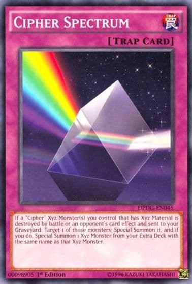 Cipher Spectrum Duelist Pack: Dimensional Guardians Yu-Gi-Oh! card