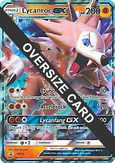 Lycanroc GX - SM14 Jumbo Cards Pokemon card