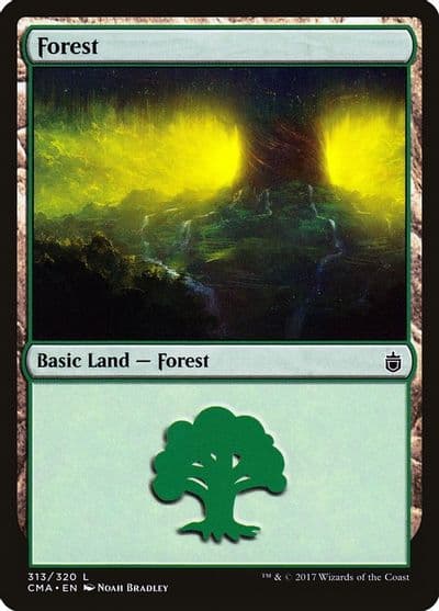 Forest 313 Commander Anthology Magic card