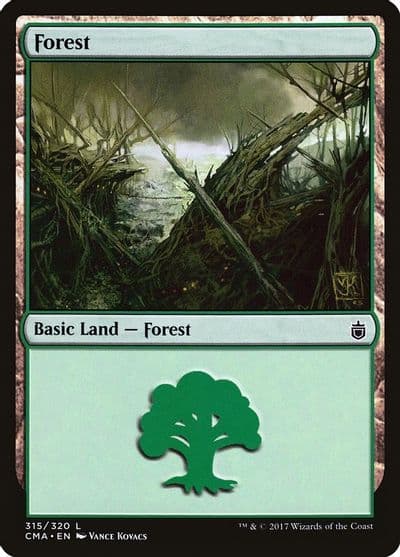 Forest 315 Commander Anthology Magic card