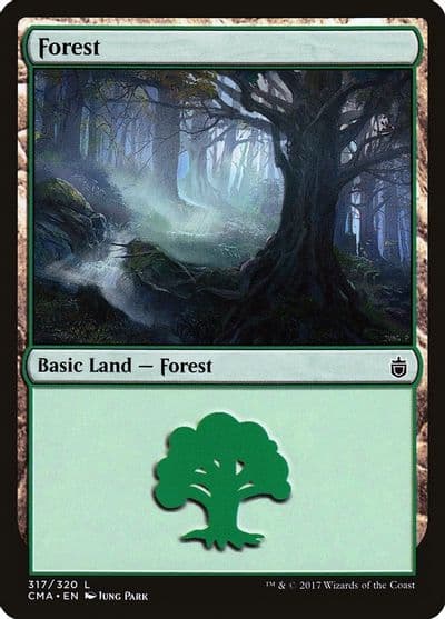 Forest 317 Commander Anthology Magic card