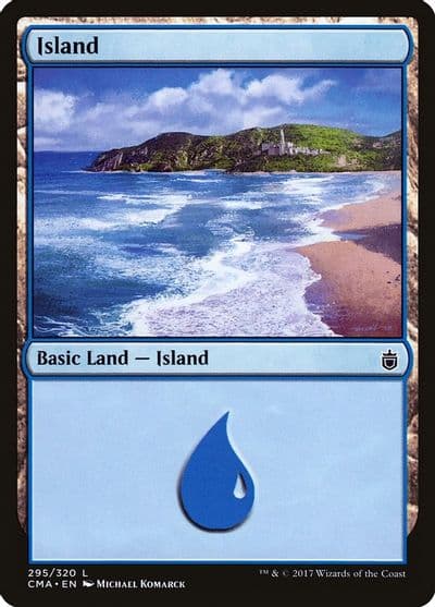 Island 295 Commander Anthology Magic card