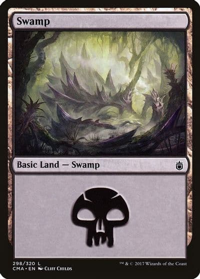 Swamp 298 Commander Anthology Magic card
