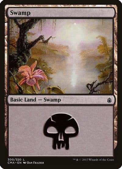 Swamp 300 Commander Anthology Magic card