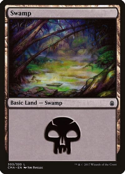 Swamp 303 Commander Anthology Magic card