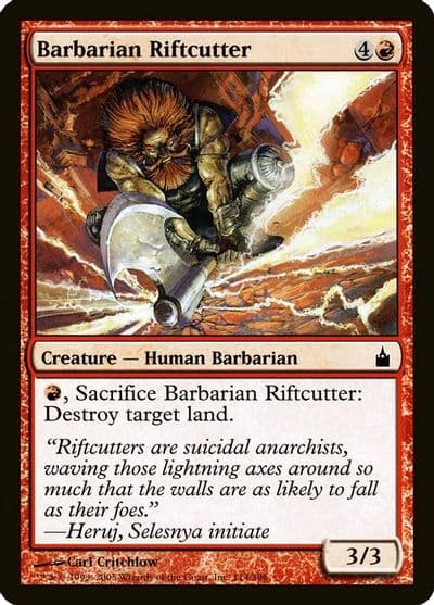 Barbarian Riftcutter Ravnica: City of Guilds Magic card