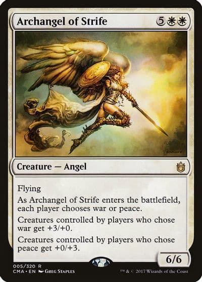 Archangel of Strife Commander Anthology Magic card