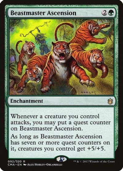 Beastmaster Ascension Commander Anthology Magic card