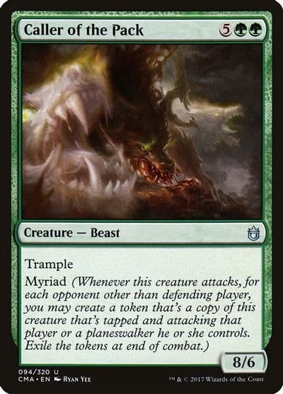 Caller of the Pack Commander Anthology Magic card
